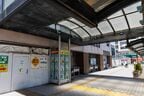 竹ノ塚駅の旧駅舎の跡は、こうした形で残っている