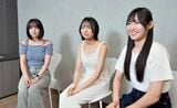 青柳佑芽さん、鍛治島彩さん、鈴木志乃さん