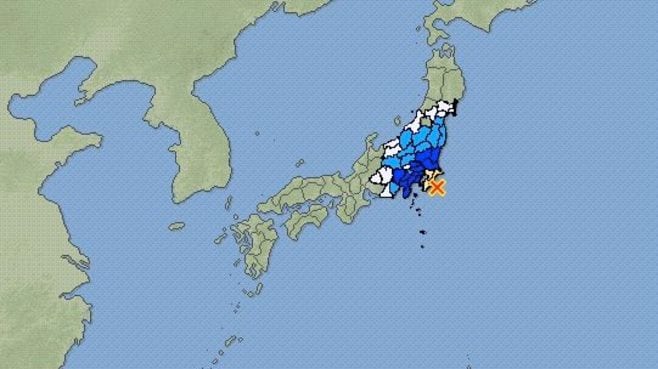 千葉北東部で震度5弱､20時23分頃関東で地震