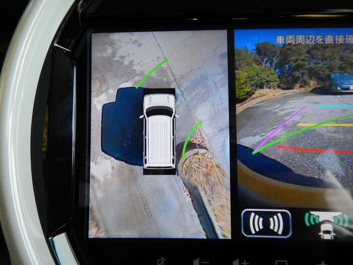 右折時の俯瞰位置映像