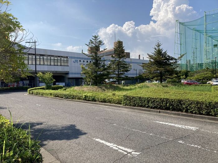 宇多津駅前のロータリー