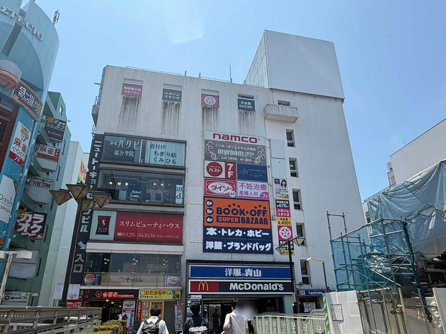 「ピアザ松戸」。元々は「ポンテ」という商業施設で、地下にスーパーもあったという