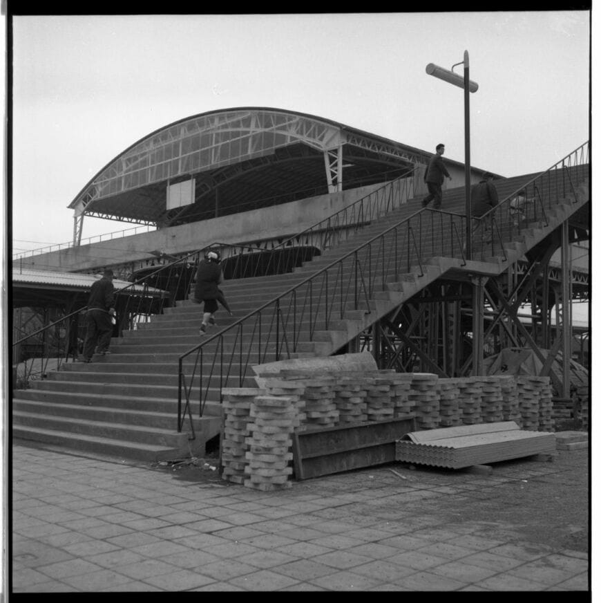 1959年当時の上福岡駅（写真：東武博物館）