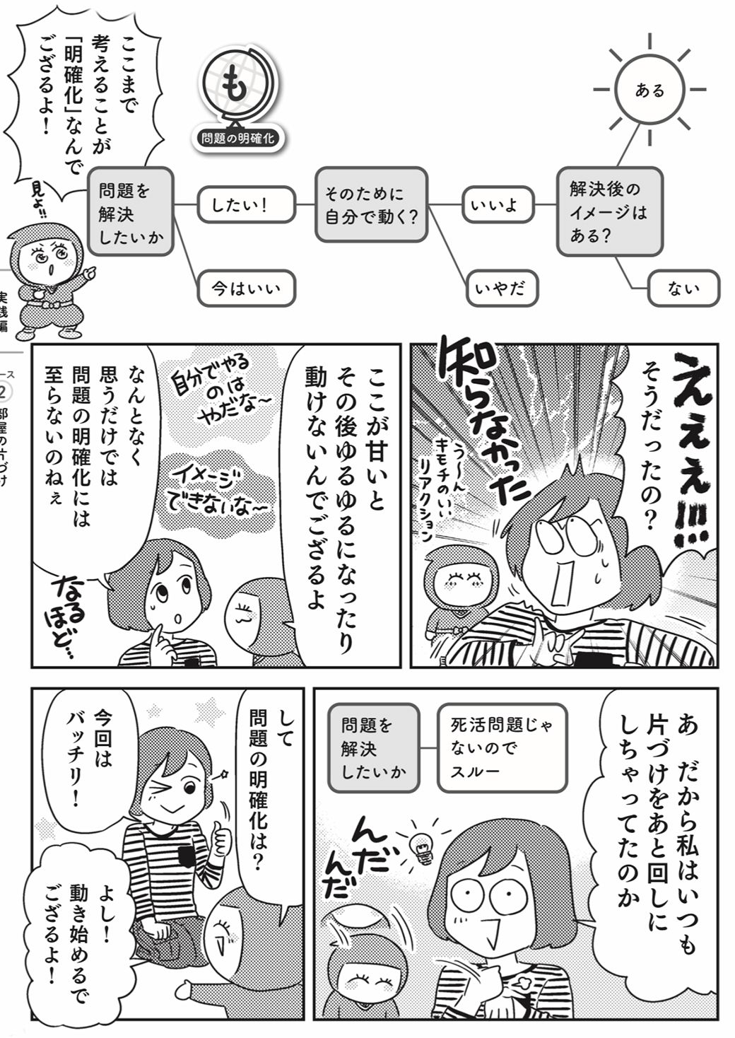 『マンガで挑戦とっちらかった頭の中を整理して決められる人になる』