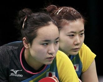 卓球女子団体､日本がストレート勝利で8強に