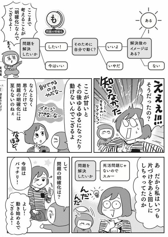 『マンガで挑戦とっちらかった頭の中を整理して決められる人になる』