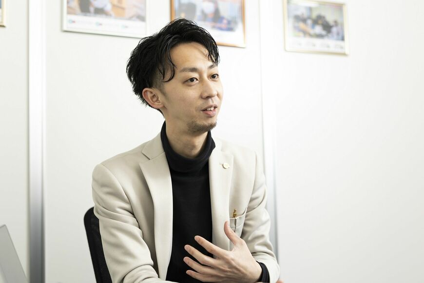 昼job社長の坪嶋拓真さん