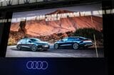 アウディ「A6 e-tron」シリーズおよび発表会の様子（写真：三木 宏章）