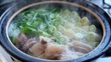 鶏の青ネギの鍋