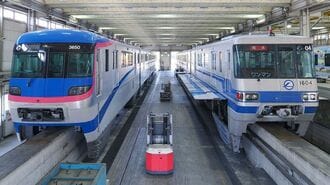 大阪モノレール｢車両検査｣普通の電車とは大違い