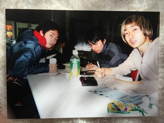 金髪だった浪人時代（写真：中山さん提供）