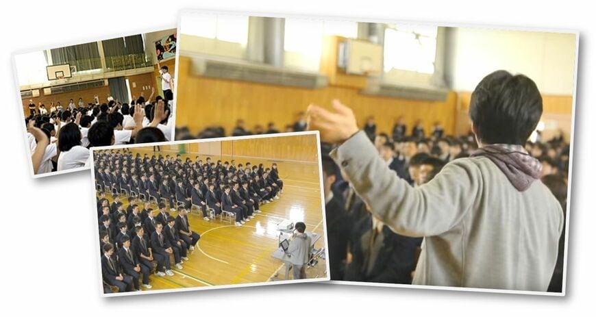 ネットの安全教育のために、今年も全国の学校を講演して回りました（写真：グリー）