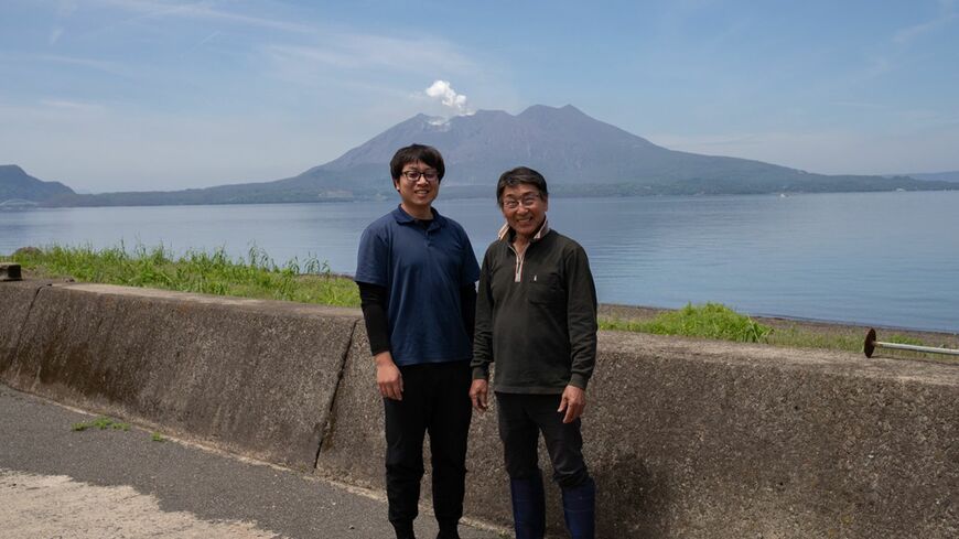 写真右から1代目森正彦さん、2代目森正秋さん（筆者撮影） 