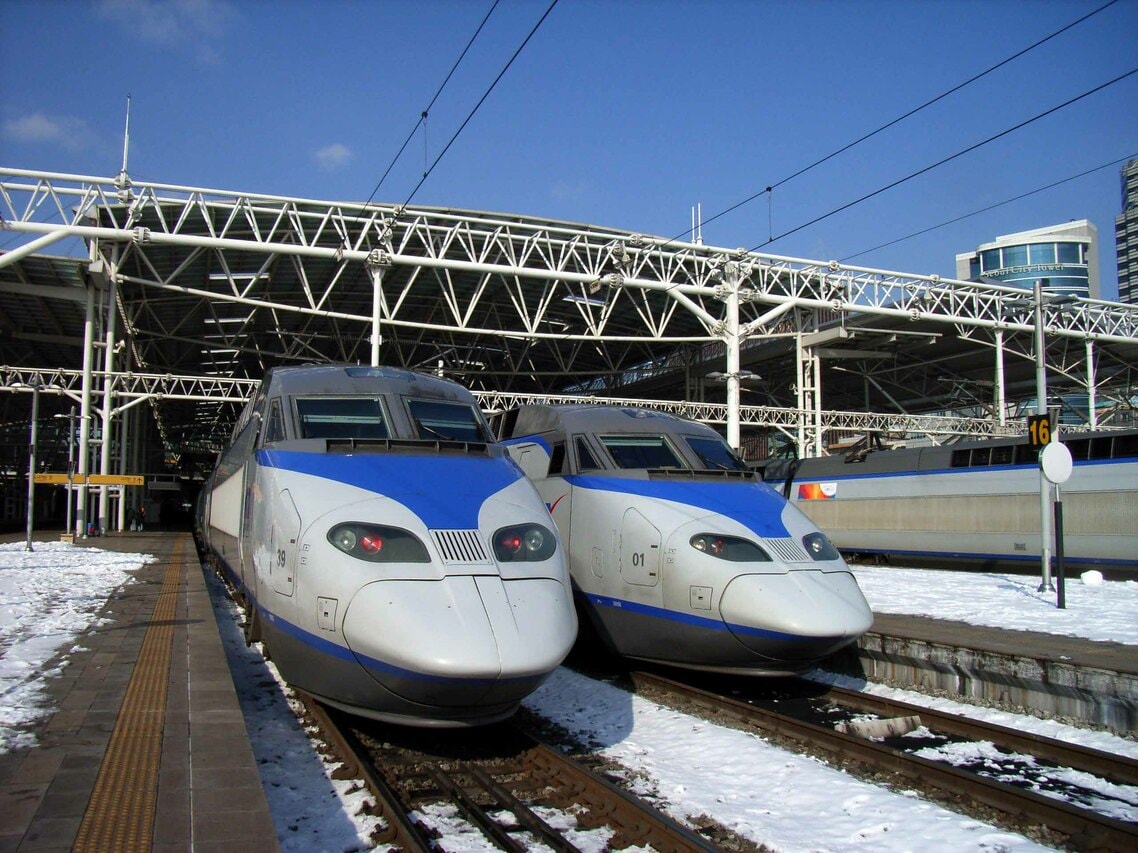 TGVをベースとした韓国のKTX