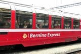 レーティッシュ鉄道の「ベルニナ急行」、窓は大きいが開閉はしない（筆者撮影）