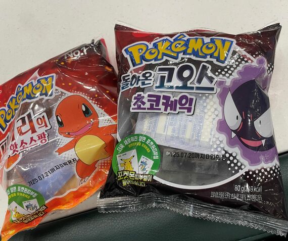 韓国で購入したポケモンパン