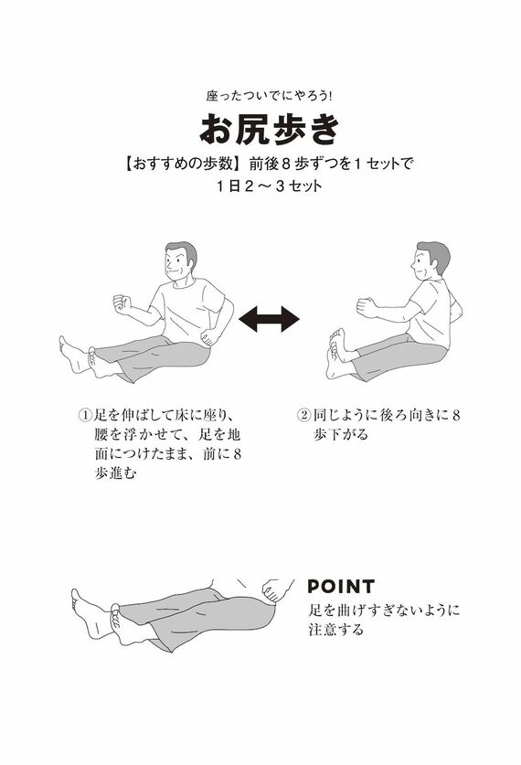 「お尻歩き」トレーニング法