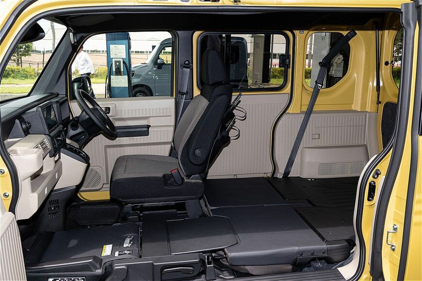 ホンダ新型軽商用EV「N-VAN e:」のディテール（写真：三木宏章）