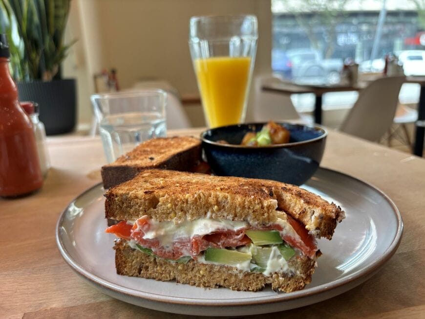 Trees Caféの朝食