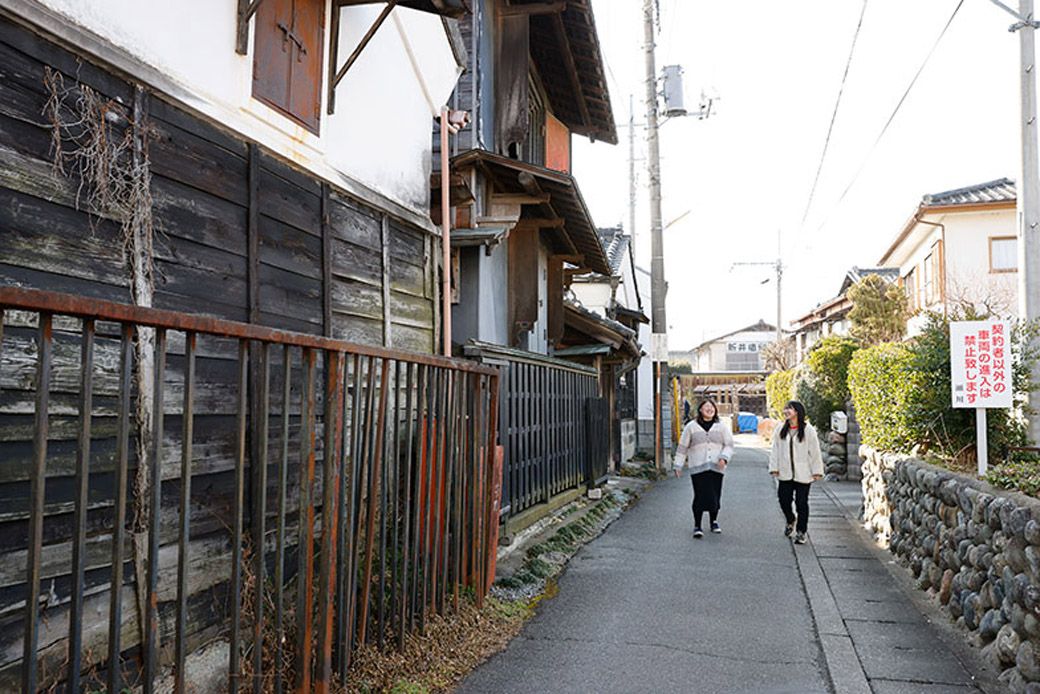 小川町の街並み