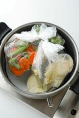 同時調理の様子