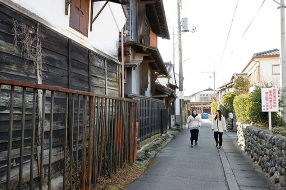 小川町の街並み