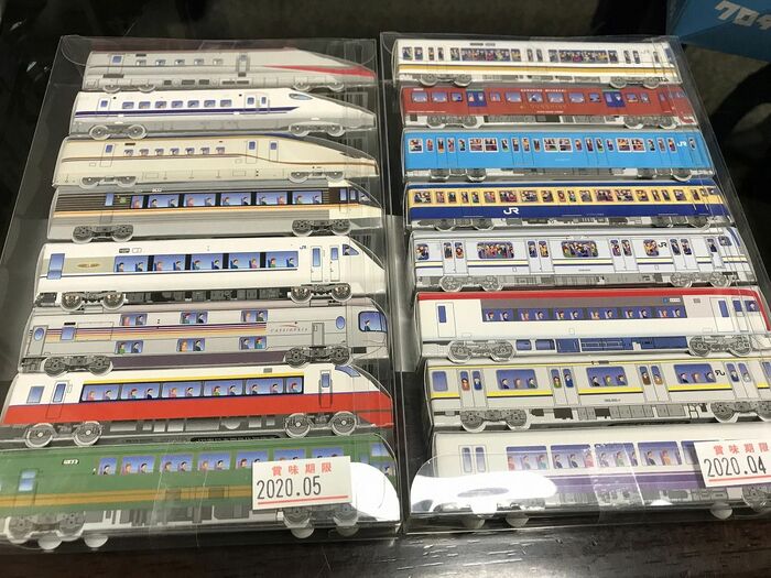 ケースに入っている車両はケースごとに違う