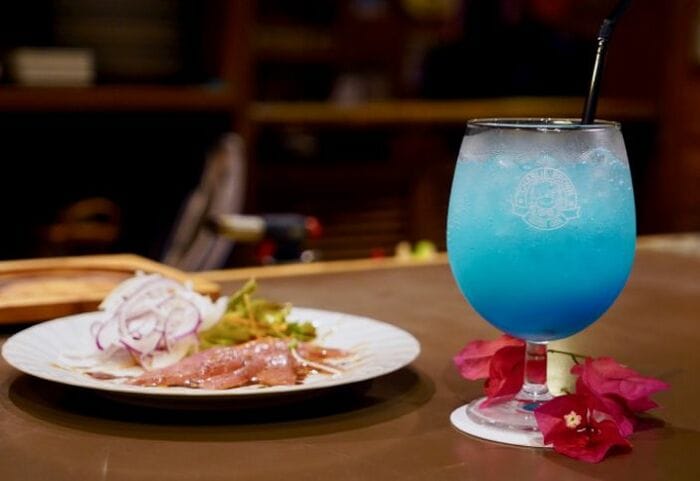 小笠原ラムとカルピスを使ったカクテル