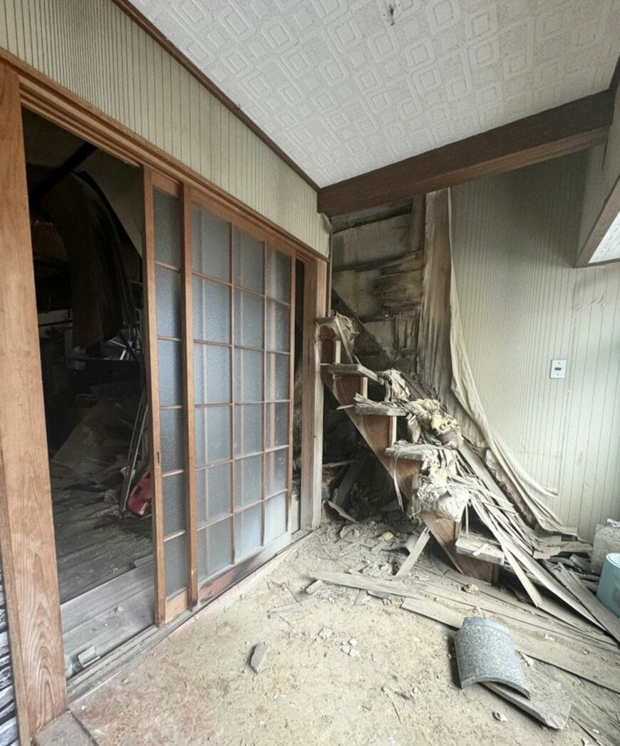 京町家の廃墟