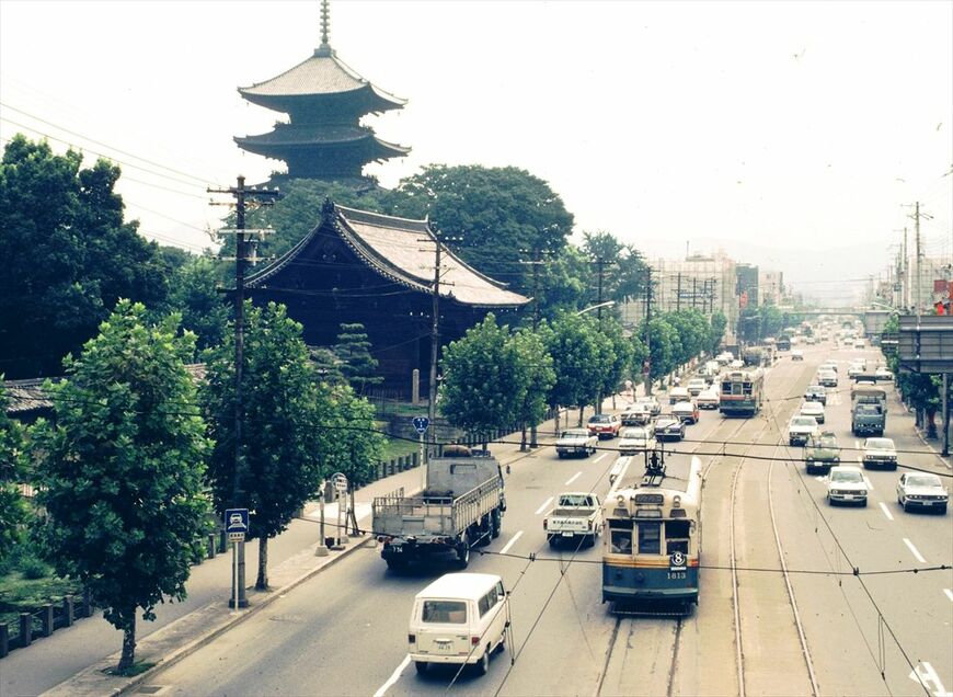 東寺と京都市電