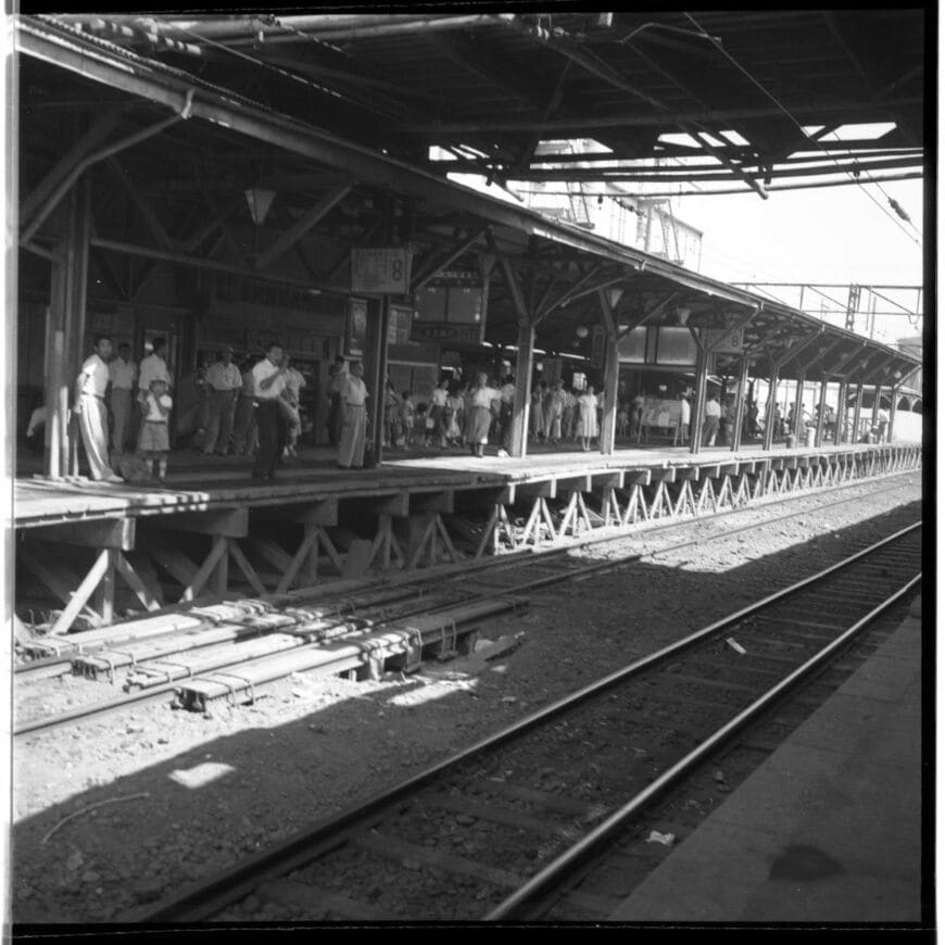 1958年当時の東武東上線池袋駅