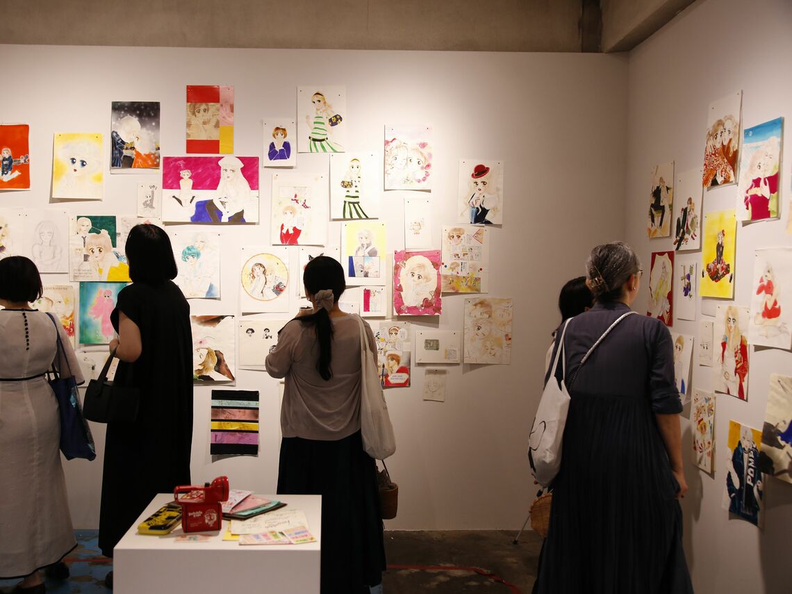 40周年原画展の様子（写真：ひうらさん提供）