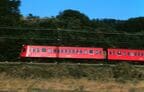 快走する名鉄850系「なまず」