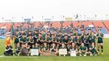 2023年1月、全国高校ラグビー大会で6大会ぶり7度目の優勝を飾った東福岡高校の選手たち（写真：東福岡高校提供）