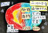 「惑星カードを作ろう」をテーマとした2022年の「第2回キッズアカデミア子どもコンテスト」で入賞した年長児の作品。地球の表面と内部構造をわかりやすく表現（写真：キッズアカデミア提供）