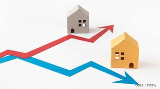 住宅地､地価下落の前触れか