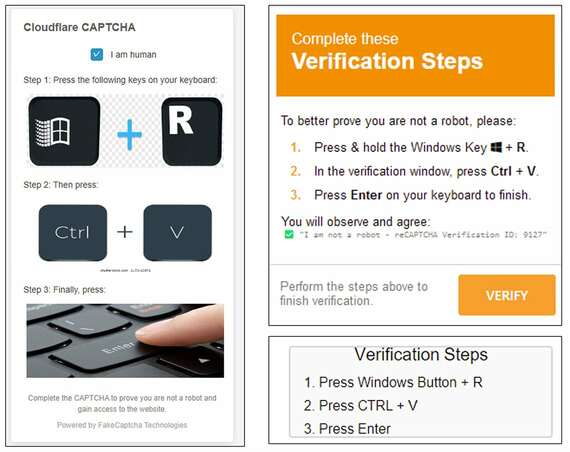 ClickFix攻撃で表示される偽の「操作指示」とバリエーション
