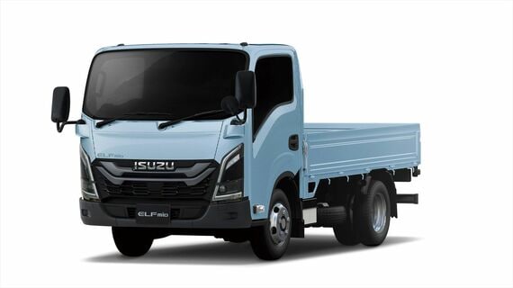 今年7月、エルフ ミオに総重量3.5トン未満のキャブオーバートラックで唯一という4WDが追加された（写真：いすゞ自動車）