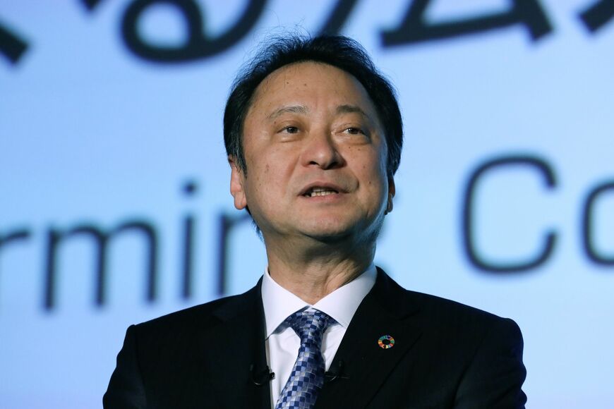 子会社ペイペイの上場計画を発表したソフトバンク宮川社長Photographer: Kosuke Okahara/Bloomberg