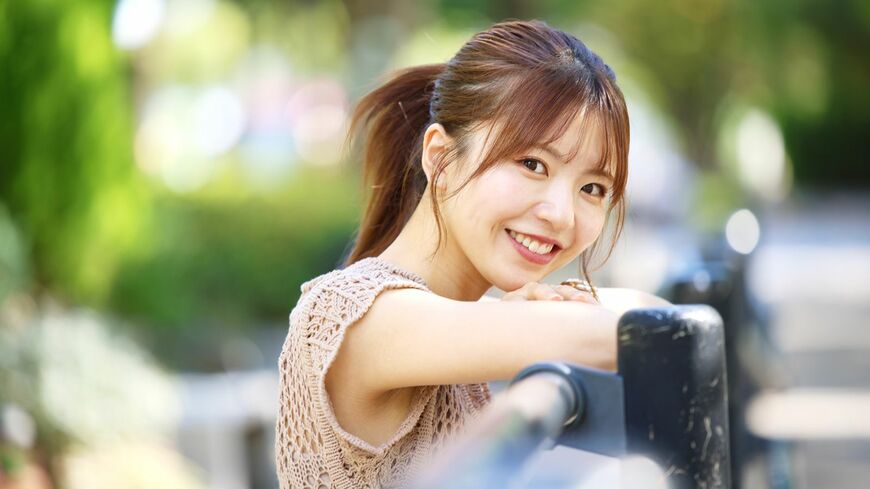 取材を受けてくれた松田有紗さん。ミスキャン出場の経歴を隠して生きてきたが……（筆者撮影）