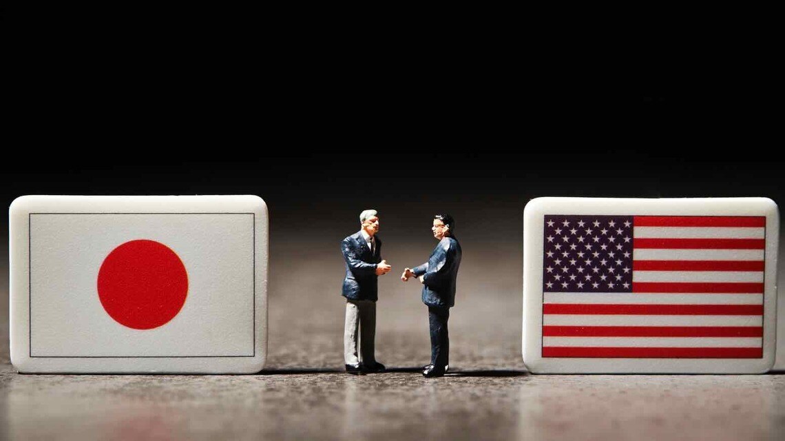 日米の国旗