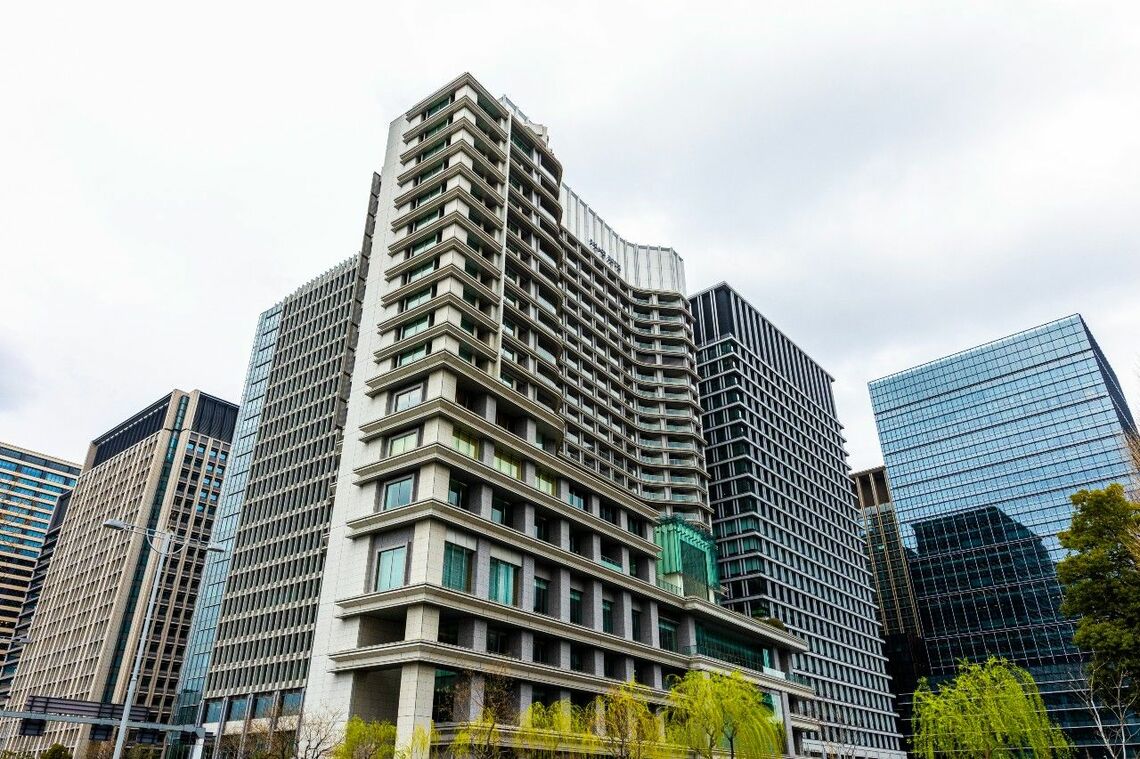 皇居の近くに位置するパレスホテル東京（撮影：今井康一）