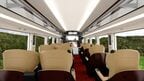 プレミアム車両の車内イメージ
