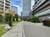 左手「アーバンドック パークシティ豊洲」と右手「ららぽーと豊洲1」（筆者撮影）