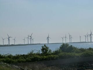 原発建設予定地だった所は今、風力発電基地になっている（写真：中曽根氏提供）