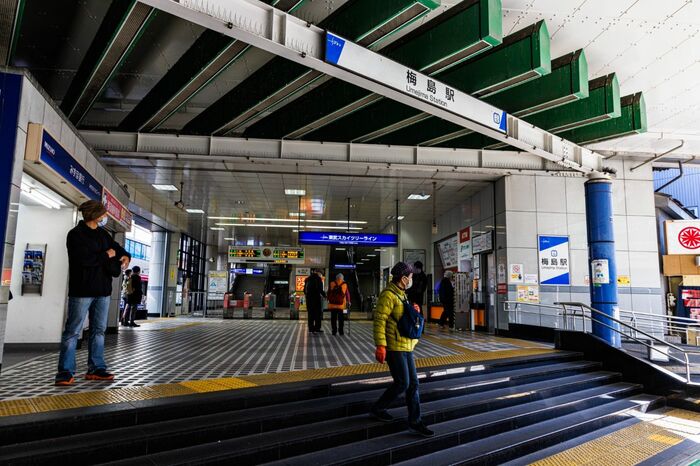 梅島駅の改札