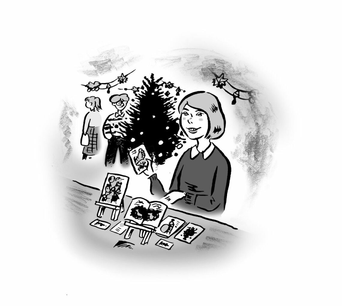 トーベ・ヤンソンの学生時代のイラスト