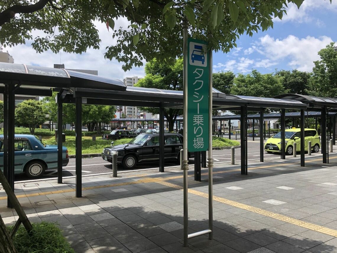 JR岐阜駅南口のタクシー乗り場