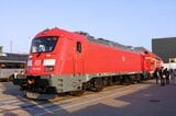 チェコのシュコダ製ドイツ鉄道向け電気機関車。同社は長年鉄道車両を造る老舗メーカーだ（撮影：橋爪智之）
