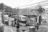 かつての京王井の頭線神泉駅。改札は踏切のそばにあった（写真：京王電鉄）
